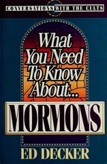 What You Need to Know about Mormons Paperback Ed Decker