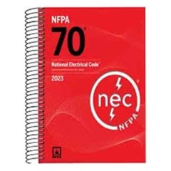 NFPA NEC 70 National Electrical Code 2023 Edition Spiral