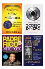 Pack Mente Millonaria Código Dinero Ganar Amigos Padre Rico Edición Spanish