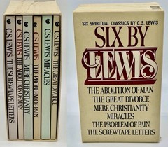 Six by Lewis; C. S. Lewis, Macmillan, 1978, Spiritual Classics, 6 PB Box Set