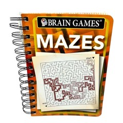 Brain Games Mini Mazes Puzzle Book 2016 Publications International Travel Size