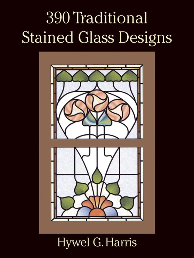 390 Traditional Stained Glass Designs (Dover Crafts: Stained Glass) – paperb…