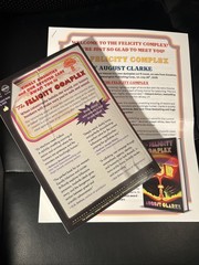 The Felicity Complex by August Clarke NEW ARC Paperback with Insert