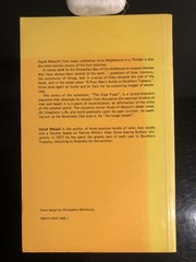 David Malouf First Things Last UQP 1980 First Ed/F.Print S/C V/G Sh.St. Poems-Pr