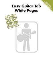 Easy Guitar Tab White Pages by Hal Leonard Corp. Staff (2010, Trade Paperback)