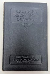 Advanced Mechanical Drawing Book I D.C. Royce 1928 HC Vintage
