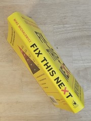 Fix This Next Mike Michalowicz Hardcover Book Entrepreneur Business Profit First