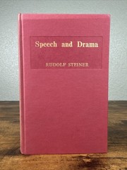 SPEECH AND DRAMA BY RUDOLPH STEINER 1960 HC~ANTHROPOSOPHICAL PUBLISHING
