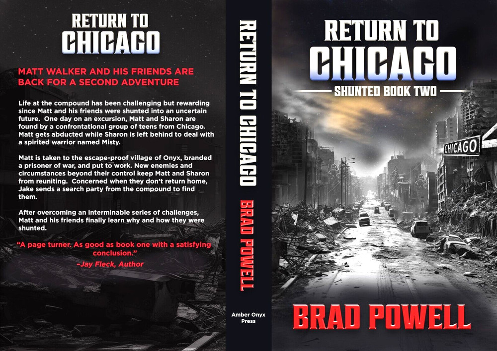 Return to Chicago: Shunted Book Two by Brad Powell. 2024 Paperback Sci-Fi YA