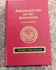 Arkansas Code Of 1987 Annotated Official Edition Volume 2C Title 4 ch41-119 2023