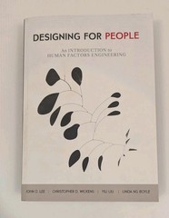 Designing for People: An Introduction to Human Factors Engineering VERY GOOD