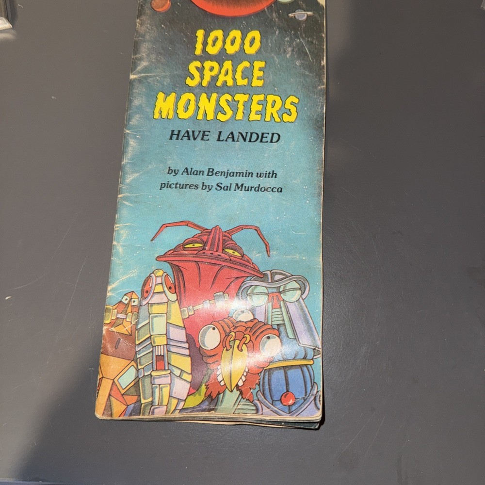 1000 Space Monsters Fun To Flip Book Vintage By Alan Benjamin