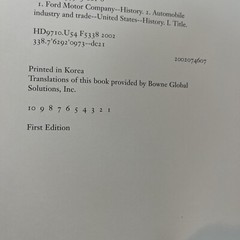 THE FORD CENTURY 100 YEARS FORD MOTOR COMPANY BOOK 1st Edition 2002
