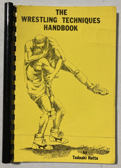 Tadaaki Hatta : The Wrestling Techniques Handbook (Comb bound) RARE OOP VG+