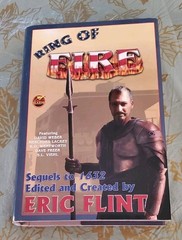 RING OF FIRE ERIC FLINT SIGNED WITH DUST JACKET 1ST. HARD COVER PRINTING.