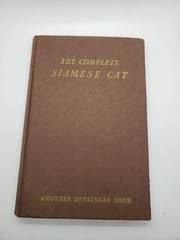 1952 Complete Siamese Cat Milo Denlinger Illustrated Breeding Care Character HC