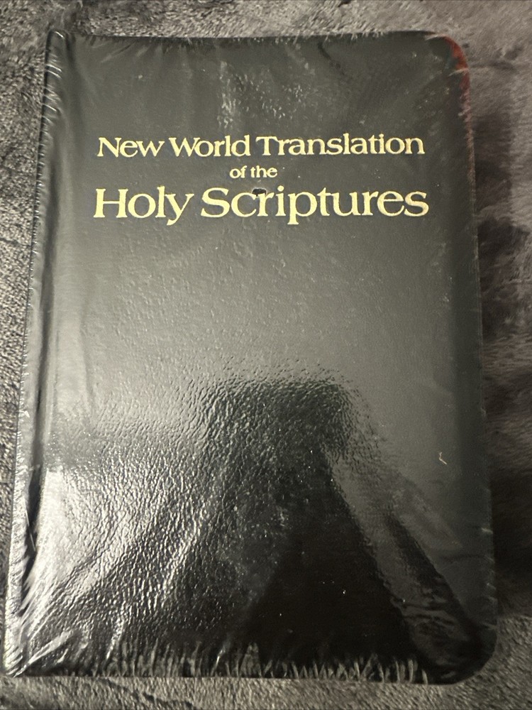 New World Translation Holy Scriptures Black Bonded Leather Bible