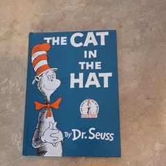 The Cat in the Hat by Dr. Seuss Beginner Books Hardcover Illustrated English