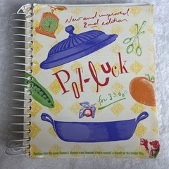 New & Improved 2nd Edition Pot-Luck For 33,000 Hudsons Dayton 1993 Cookbook Used