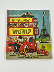 Richard Scarry LARGE Golden Books Hardcovers, Lot Of 7, Preowned