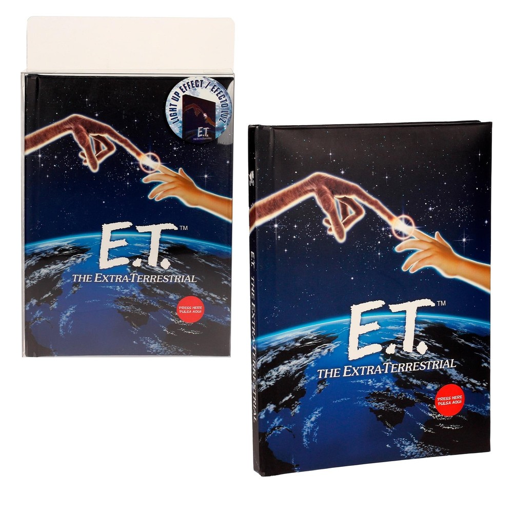 E.T. The Extra-Terrestrial Light-Up Hardcover Notebook | 6 x 10 Inches