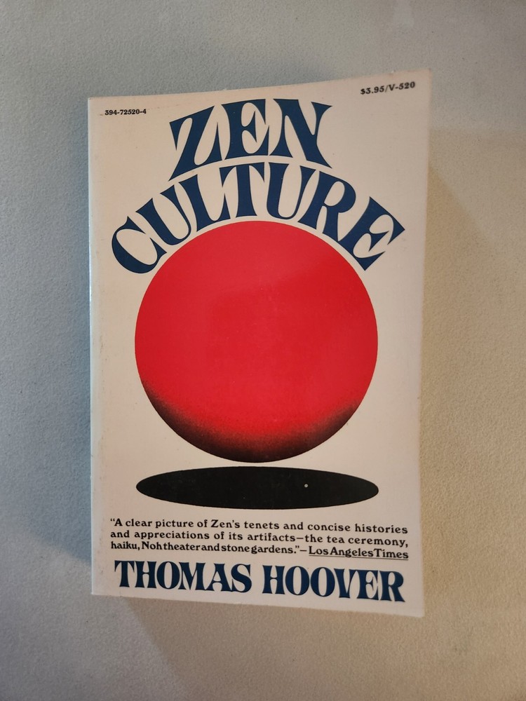 Zen Culture – Paperback By Hoover, Thomas – BE