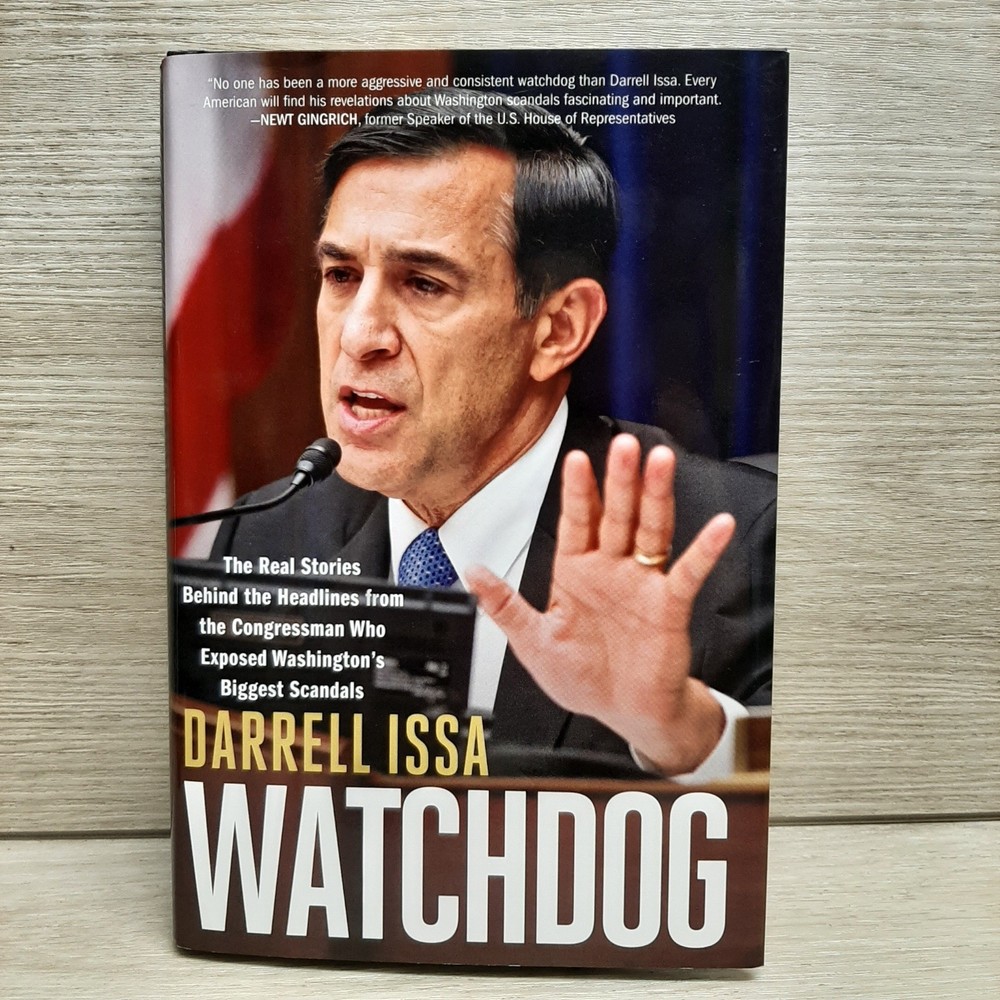 Watchdog Darrell Issa 2016 First Edition Signed Political Science Center Street