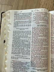 Nelson Open Bible Expanded Ed NKJV Black Genuine Leather 1985 466 Large Print!