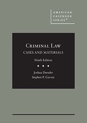 Criminal Law: Cases and Materials (…, Garvey, Stephen