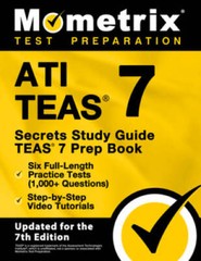 ATI TEAS Secrets Study Guide: TEAS 7 Prep Book, Six Full-Length Practice – GOOD