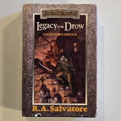 Legacy Of The Drow – R.A. Salvatore HARDCOVER BOOK 2001 COLLECTOR’S EDITION OOP