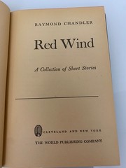 Raymond Chandler – Red Wind – Tower Books Edition First Printing 1946 HC VG