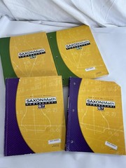Saxon Math Homeschool 6/5 8/7 Solutions Tests Hake Saxon PB Yellow Lot 4 USA