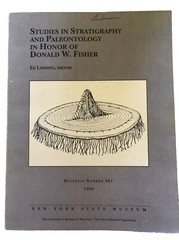 Studies in Stratigraphy & Paleontology in Honor Donald W Fisher New York State
