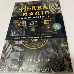 Magic Book Bundle By Aurora Kane Herbal Magic,House Magic,Moon Magic NEW,SEALED