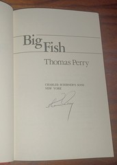 Thomas Perry – SIGNED / Big Fish / 1985 1ST PRINT HBDJ