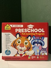 School Zone Preschool Ages 3-5 Full Learning Program Brand Like New SEALED
