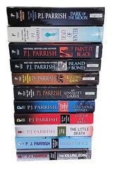 Lot of 11, P J Parrish, A Killing Rain, Dark of the Moon, Heart of, 2 signed PB