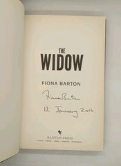 Signed! The Widow by Fiona Barton (2016, Bantam Press)