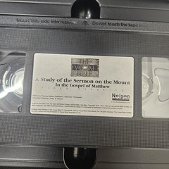 The Visual Bible EZ Lesson Plan Sermon On The Mount VHS, Cassette Tape & Guide
