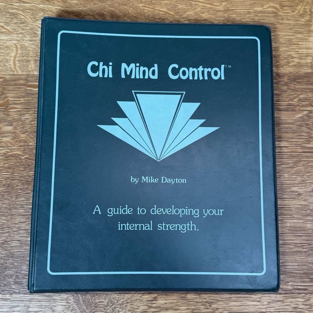 Super Rare Mike Dayton Chi Mind Control Bodybuilding Course Book Binder