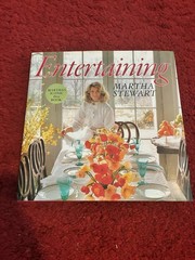 Entertaining Martha Stewart Cookbook Hardcover 1982 Clarkson Potter Vintage