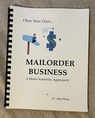 J.F. JIM STRAW Mail Order Business A More Scientific Approach Like Dean Du Vall