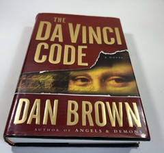The Davinci Code by Dan Brown 1st Ed 39th printing HCDJ Not Price Clipped 2003