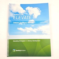 Reading Horizons Elevate Lesson Summary Manual Decoding Strategies 2014