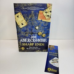 Sharp Ends Joe Abercrombie The Broken Binding Stenciled Edges SIGNED Hardcover