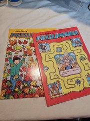 1990 Highlights Puzzlemania Activity Books Set of 2 Vintage Childrens Puzzles
