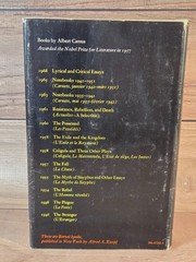 A HAPPY DEATH By Albert Camus & Richard Howard – Hardcover First Edition HC/DJ