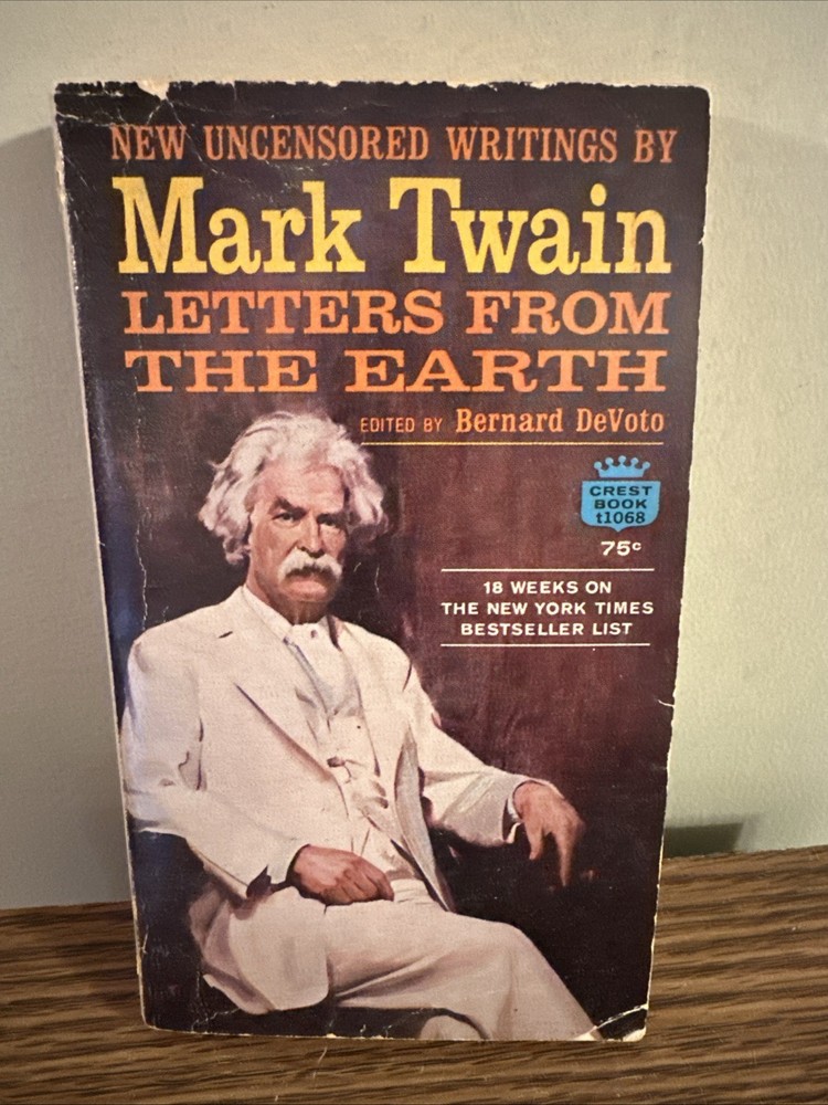 Mark Twain, Letters From The Earth (Paperback, 1967) Fawcett World Library