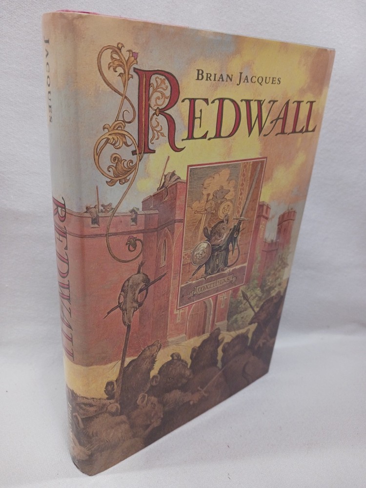 Redwall Brian Jacques 1986 First Edition 34th Printing Hardcover DJ Fantasy VG+